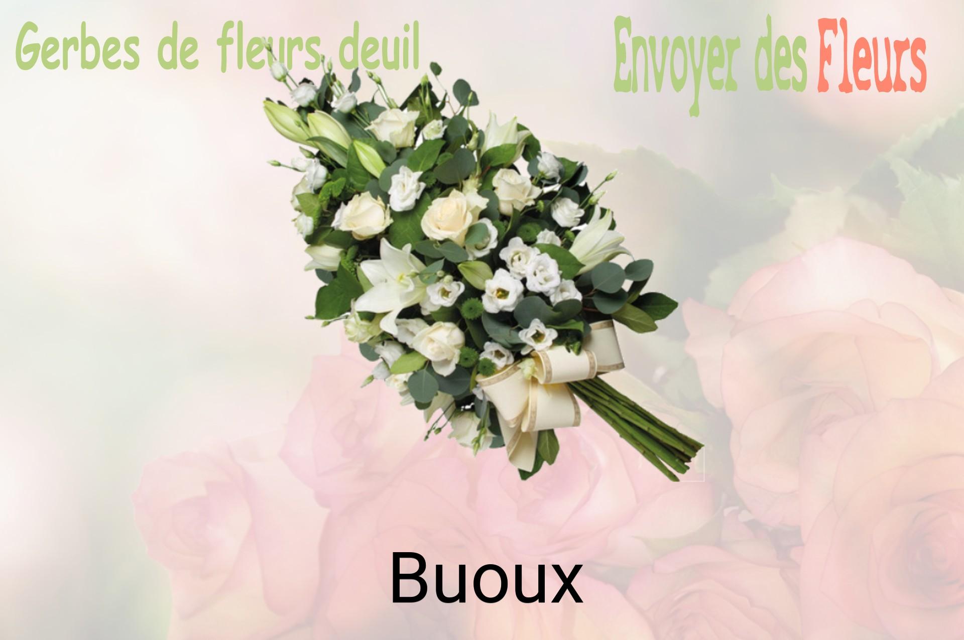 Gerbe de fleurs de deuil livrée à Buoux